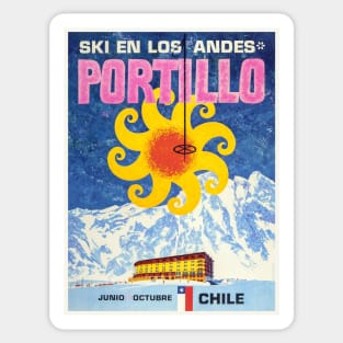 Portillo,Chile,Ski Poster Sticker